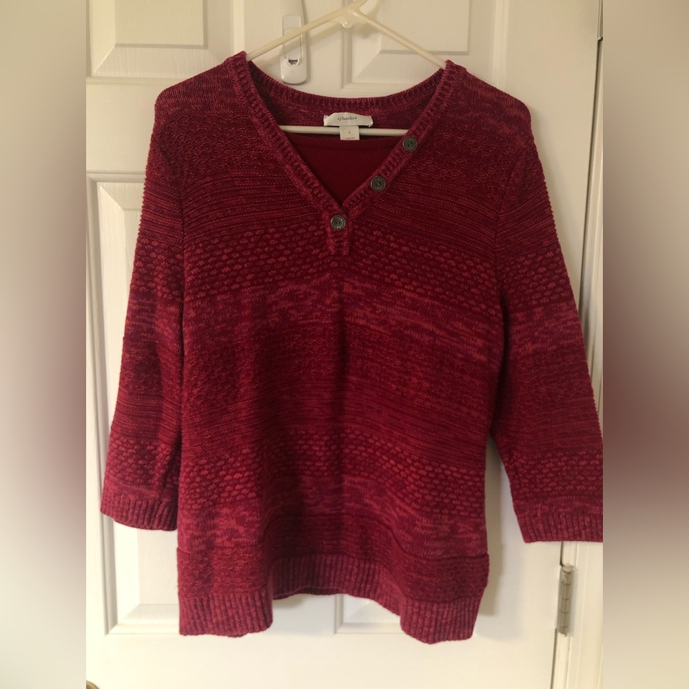 Thick Red sweater